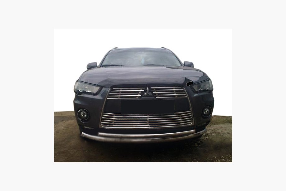 Mitsubishi Outlander 2006-2012 Bonnet Guard Short 2009-2012 (SIM) Image