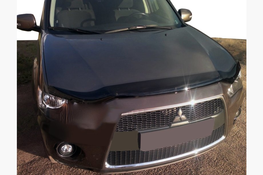Mitsubishi Outlander 2006-2012 Bonnet Protector Long 2009-2012 (SIM) Image
