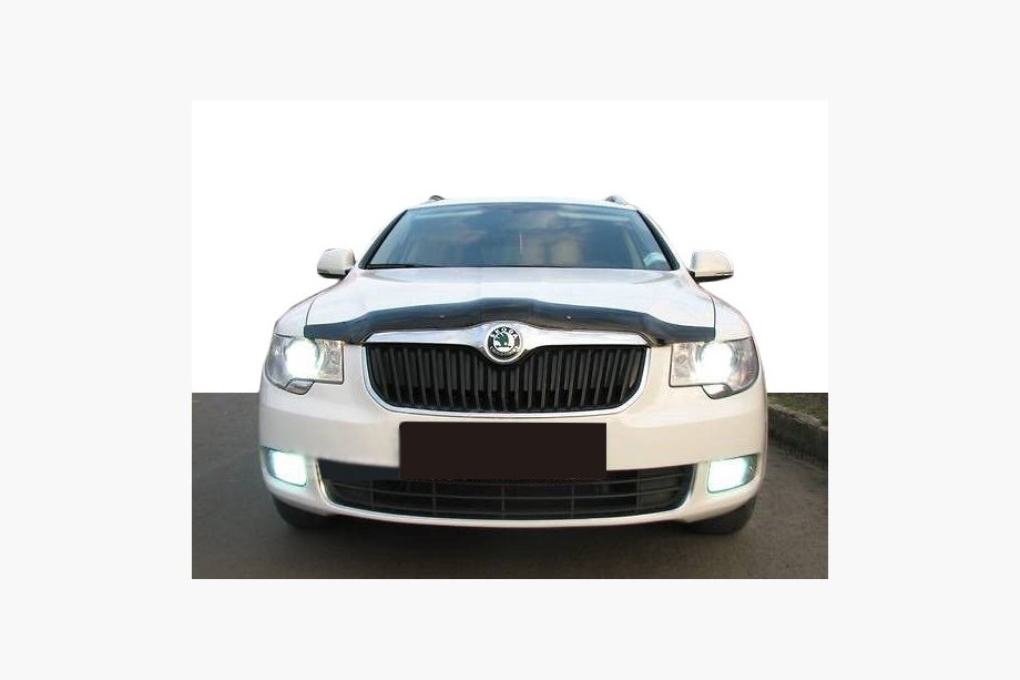 Skoda Superb 2009-2015 Hood deflector short 2009-2013 (SIM) Image