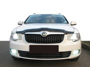 Skoda Superb 2009-2015 Hood deflector short 2009-2013 (SIM) photo 1