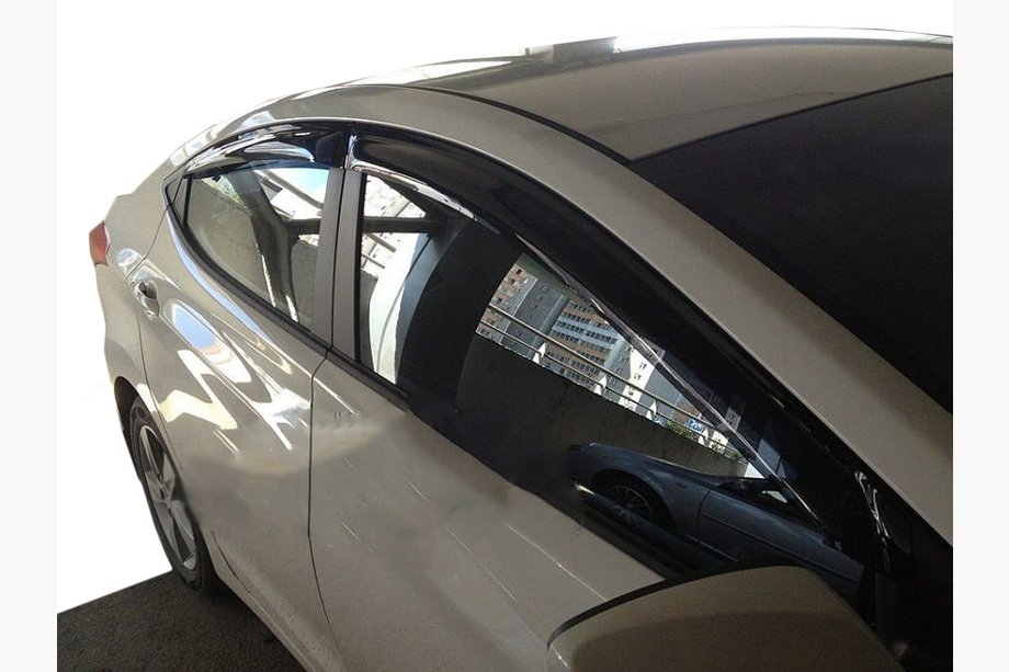Hyundai Elantra (MD/UD) 2011-2015 Window Deflectors (4 pcs, SIM) Photo 1