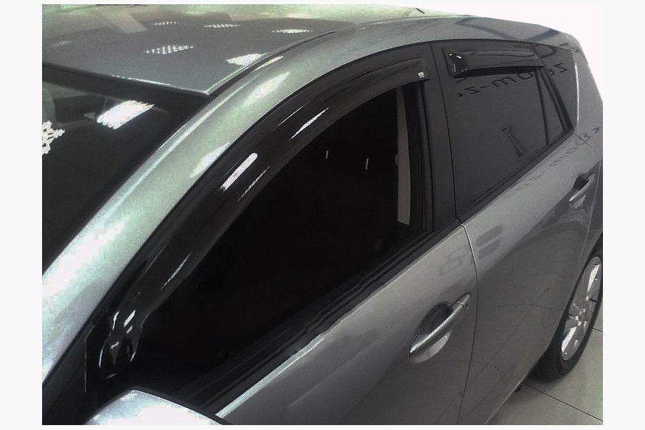 Mazda 3 2009-2013 Window Deflectors HB (4 pcs, SIM) Image