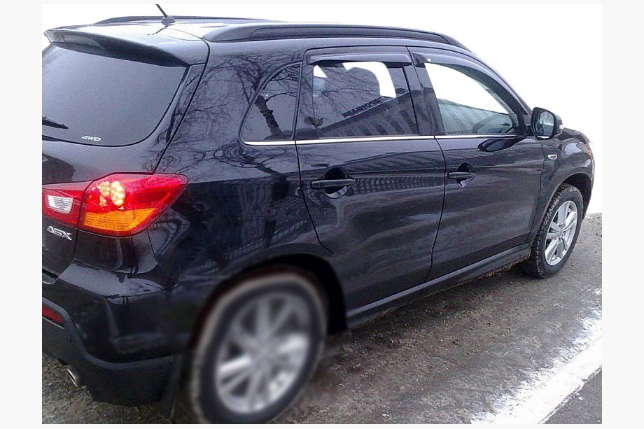 Mitsubishi ASX 2010-2023 Window Deflectors (4pcs, SIM) Photo 1
