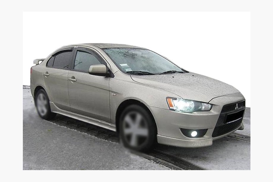 Mitsubishi Lancer X 2008- Window Deflectors (4pcs, SIM) Image