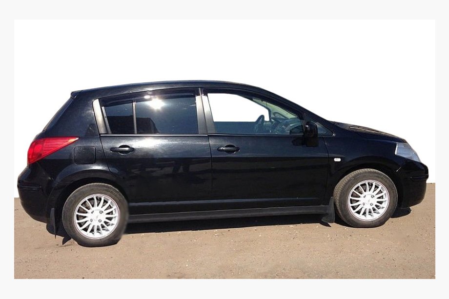 Nissan Tiida 2004-2011 Window Deflectors HB (4 pcs, ANV) Photo 1