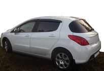 Peugeot 308 2007-2013 Window Deflectors (4 pcs, SIM) photo 1