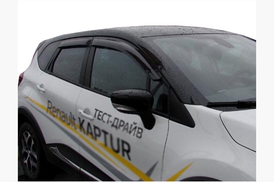Renault Captur 2013-2019 Window Deflectors (4 pcs, SIM) Image