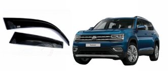 Lada Vesta 2015- Window Deflectors WG (4pcs, SIM) photo 1