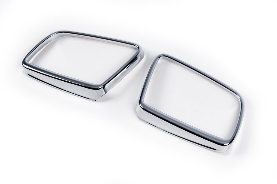 BMW 5 Series E60/E61 2003-2010 Chrome Mirror Covers (2 pcs, ABS) Image
