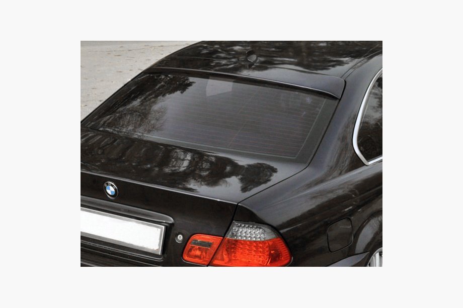 BMW 3 Series E46 1998-2006 Coupe Rear Spoiler (fiberglass, paintable) Image