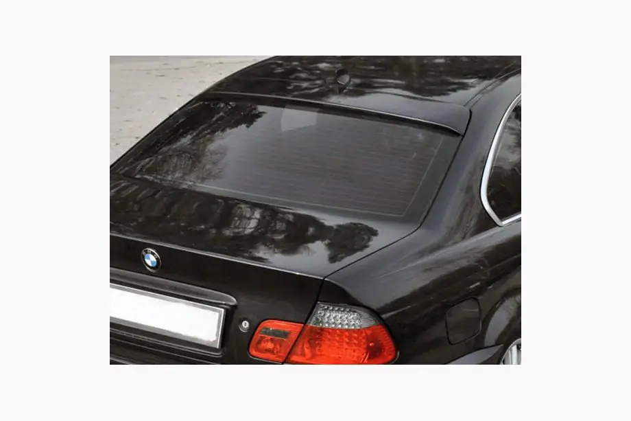 BMW 3 Series E46 1998-2006 Clearance! Spoiler cover (fiberglass, primed for painting) Image