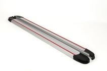 Renault Trafic 2015- Side Steps Maya Red-Grey (2 pcs, Aluminum) Long wheelbase photo 3