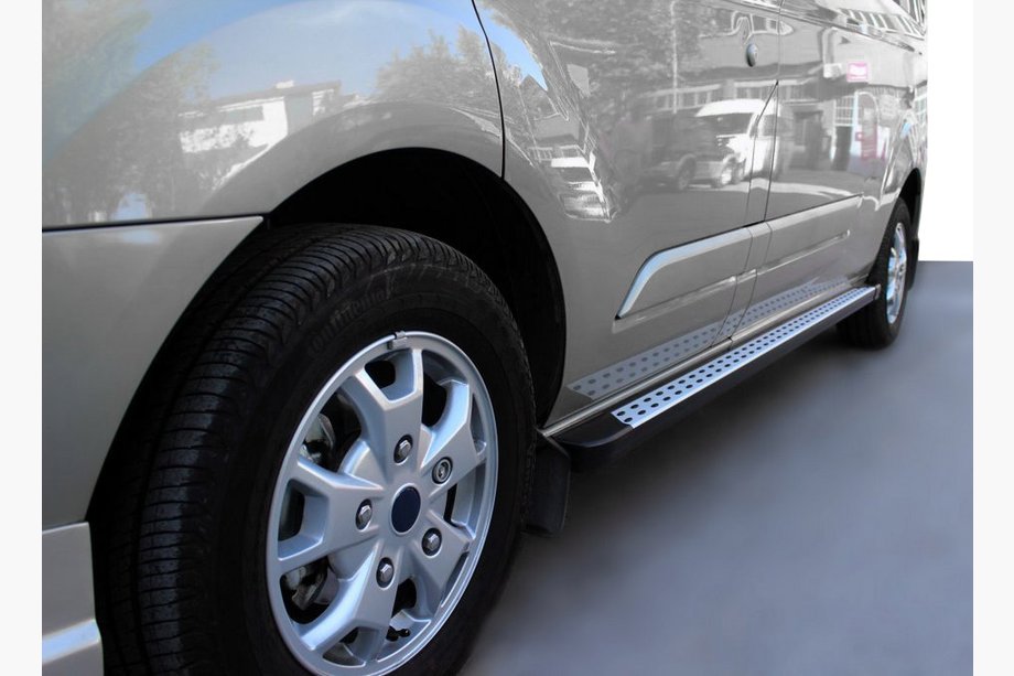Ford Connect 2002–2006 Side Steps DOT-Line (2 pcs, Aluminum) Image