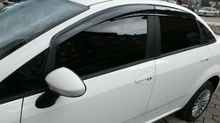 Fiat Linea 2006-2018 Window Deflectors (4 pcs, Sunplex Sport) photo 2