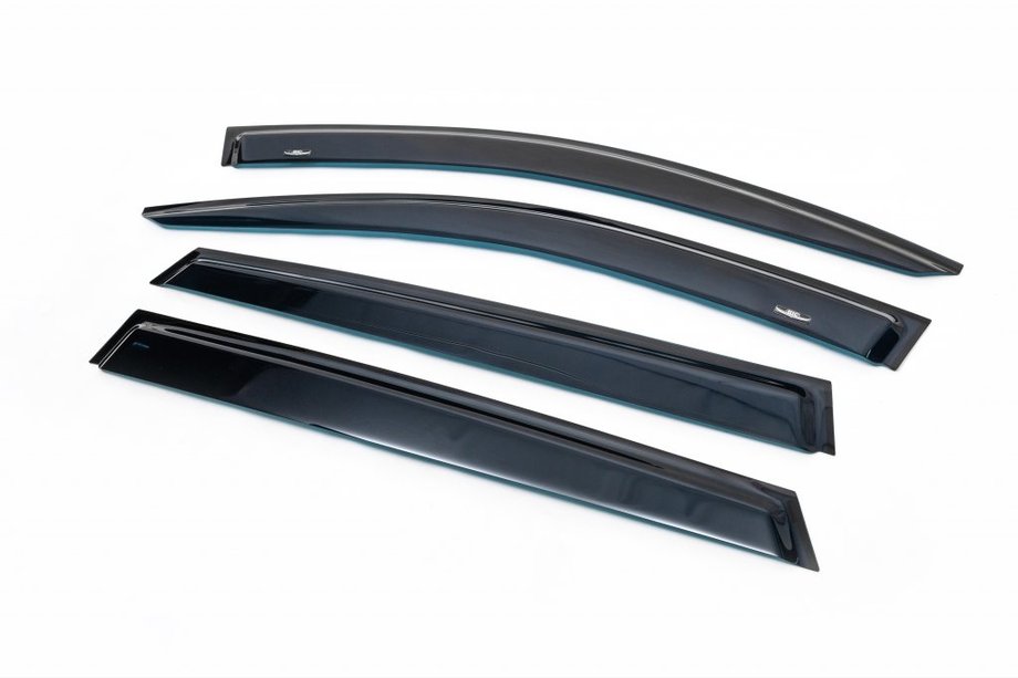 Audi Q7 2015–2026 Window Deflectors (4 pcs, HIC) Photo 2