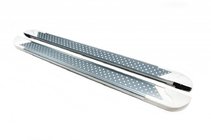 Renault Trafic 2015- Side Steps Allmond White (2 pcs, Aluminum) photo 2