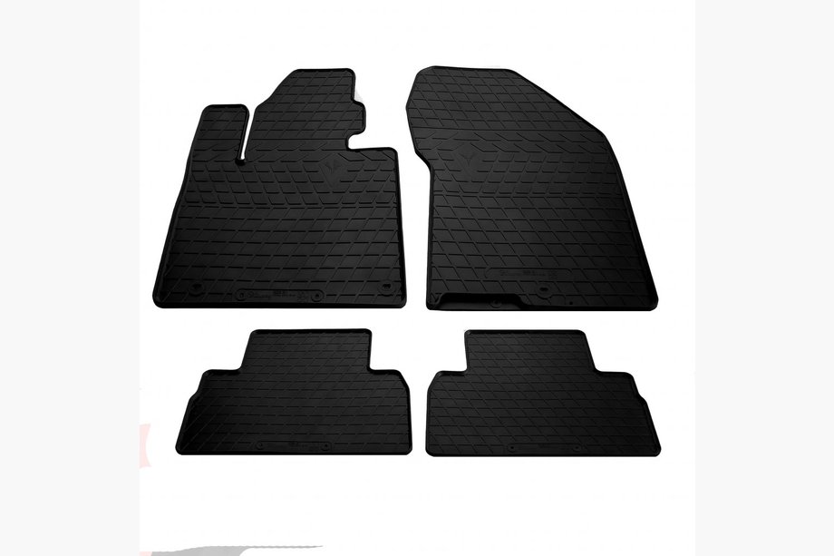 Hyundai Santa Fe 4 2018-2023 Rubber Floor Mats (4 pcs, Stingray Premium) Photo 1