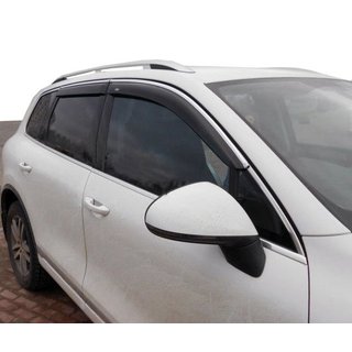 Window Deflectors with Chrome Trim (4 pcs, Niken) photo 1