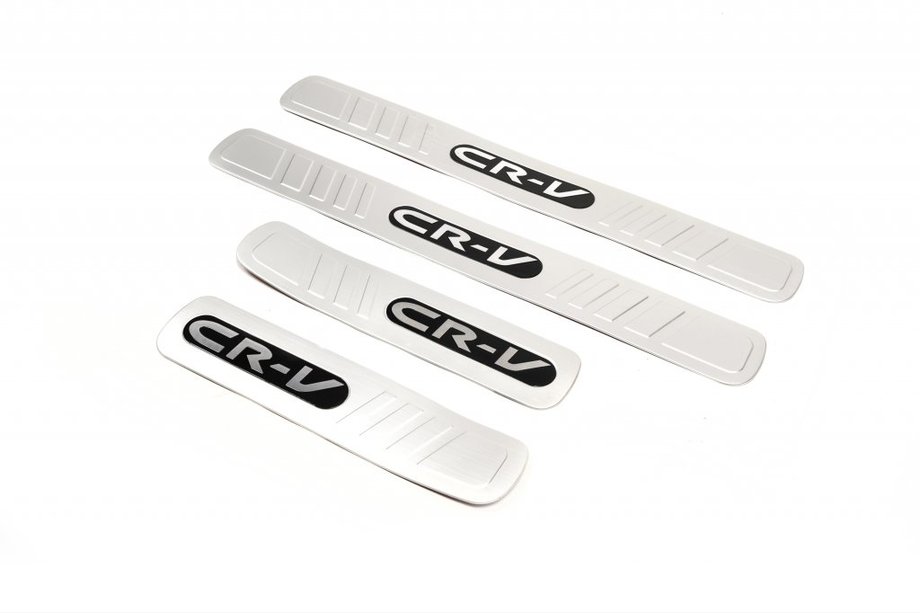 Honda CRV 2001-2006 Door Sill Protectors Libao (4 pcs, Stainless Steel) Photo 1