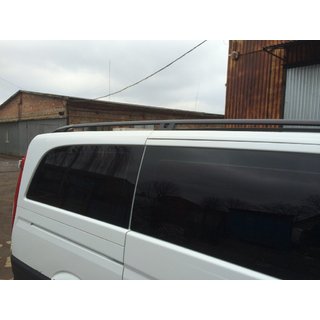 Black Roof Rails CAN Original Design (Metal Feet) Mercedes Viano 2004-2014 photo 2