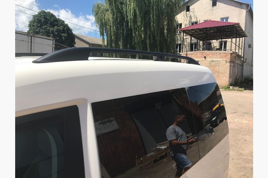 Volkswagen Caddy 2004-2010 Roof Rails Skyport BLACK Standard Base Photo 3