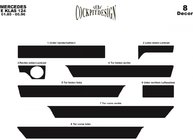 Mercedes E-class W124 1984–1997 Dashboard Trim Covers (Meric) photo 2