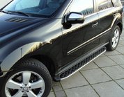Mercedes GL class X164 2006-2012 Side Steps BlackLine (2 pcs, Aluminum) photo 1
