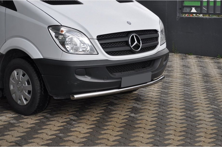 Mercedes Sprinter W906 2006–2018 Front lower bar ST008 (stainless steel) 2006-2013, 70mm Image