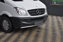 Mercedes Sprinter W906 2006–2018 Front lower bar ST008 (stainless steel) 2006-2013, 70mm photo 1