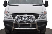Mercedes Sprinter W906 2006–2018 High Bull Bar WT018 (Stainless Steel) photo 3