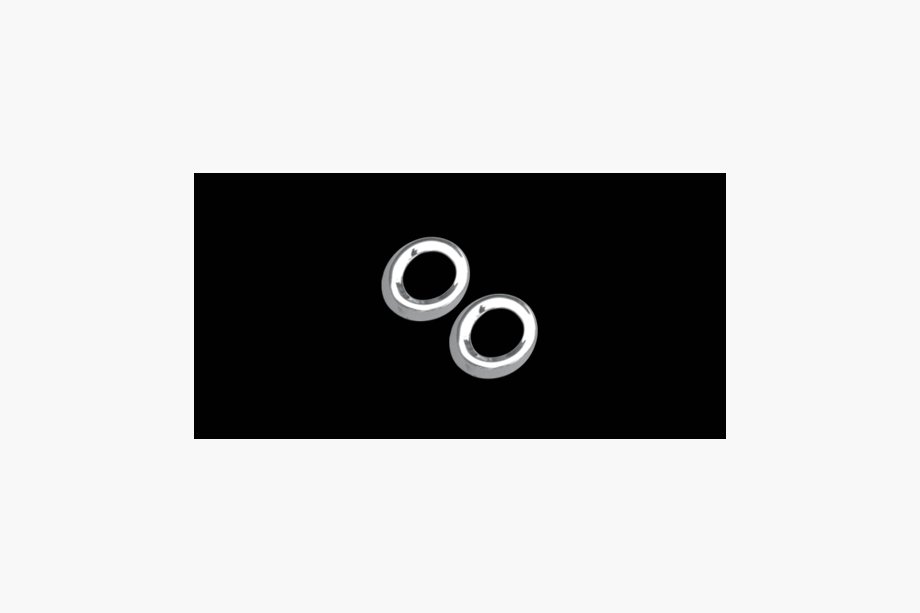 Mercedes ML W164 2005-2011 Chrome Fog Light Covers (2 pcs, plastic) Photo 1