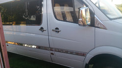 Mercedes Sprinter W906 2006–2018 Stainless Steel Door Moldings photo 5