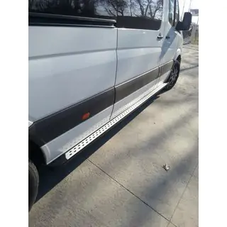 Side Steps DOT-Line (2 pcs, Aluminum) Volkswagen LT 1995-2006 photo 2