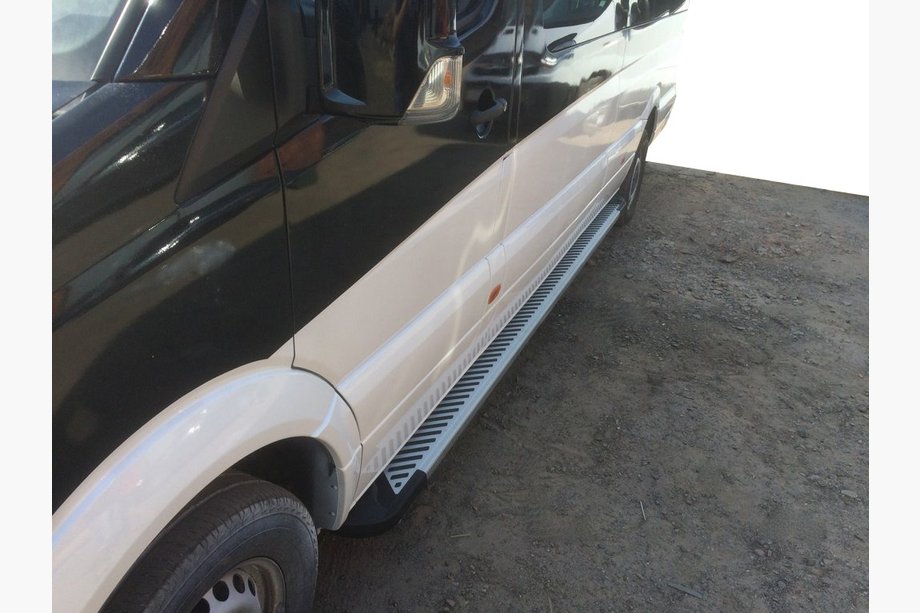 Mercedes Sprinter W906 2006–2018 Side Steps Line (2 pcs, Aluminum) Photo 2