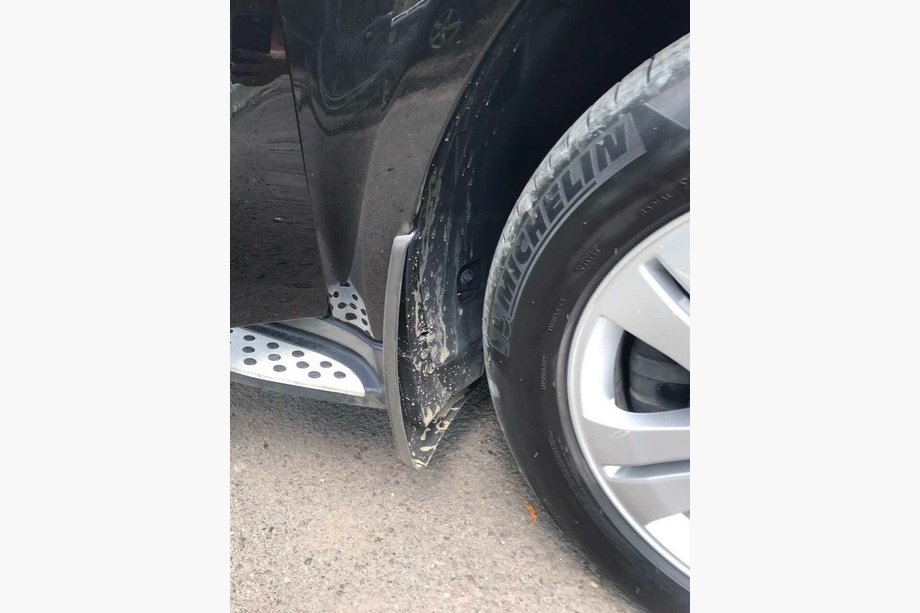 Mercedes GL class X164 2006-2012 Premium Mud Flaps (4 pcs) Photo 2