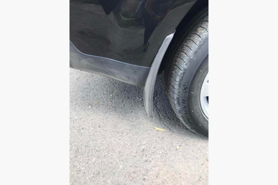 Mercedes GL class X164 2006-2012 Premium Mud Flaps (4 pcs) Photo 3