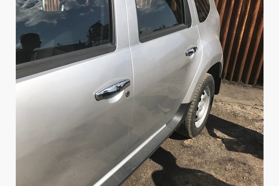 Renault Duster 2008–2017 Chrome Door Handle Covers (4 pcs, Stainless Steel) OmsaLine - Italian Stainless Steel Photo 3