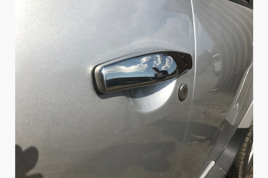 Renault Duster 2008–2017 Chrome Door Handle Covers (4 pcs, Stainless Steel) Image
