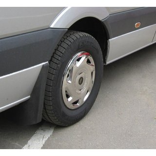 Stainless Steel Hubcaps OEM (1-piece, 4 pcs) Volkswagen Crafter 2006-2016 photo 3