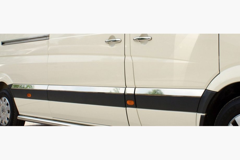 Volkswagen Crafter 2006-2016 Stainless Steel Door Moldings Photo 2