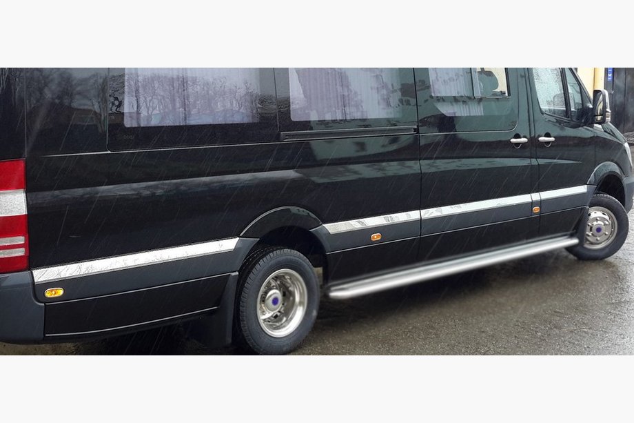 Volkswagen Crafter 2006-2016 Stainless Steel Door Moldings Photo 3