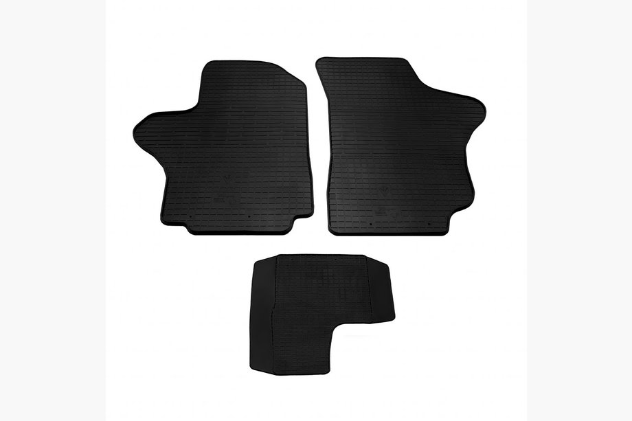 Hyundai H200, H1, Starex 1998-2007 Rubber Floor Mats (3 pcs, Stingray Premium) Photo 1