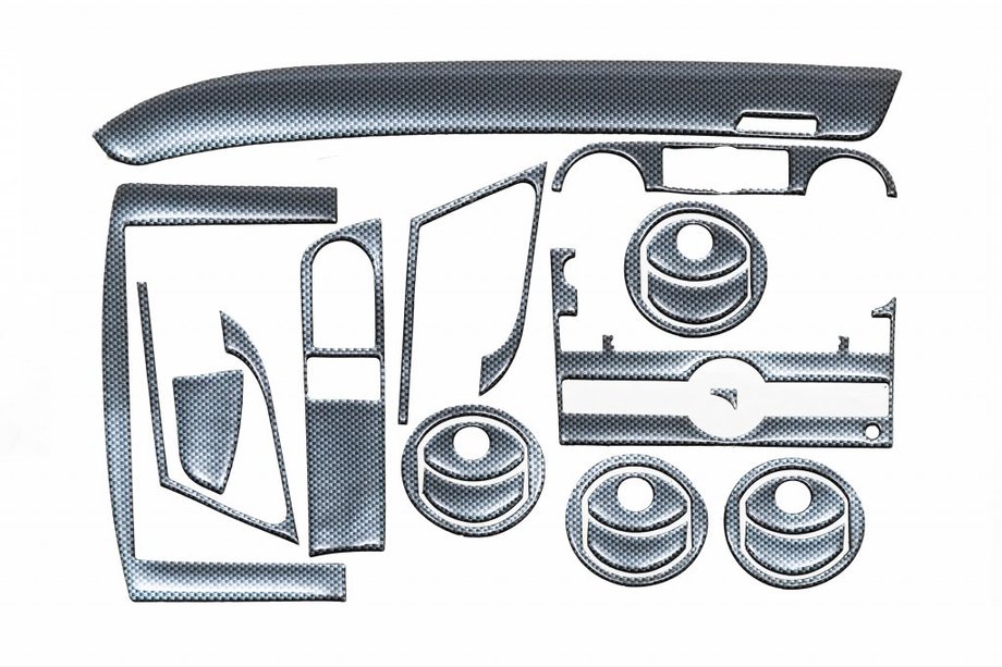 Chevrolet Aveo T250 2005-2011 Dashboard Trim Covers (Large Set) Image