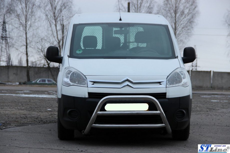 Peugeot Partner Tepee 2008-2018 Bull Bar WT022 (Stainless Steel) Photo 4
