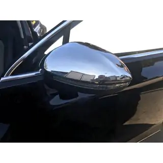 Mirror Covers EU (2 pcs, Stainless Steel)
