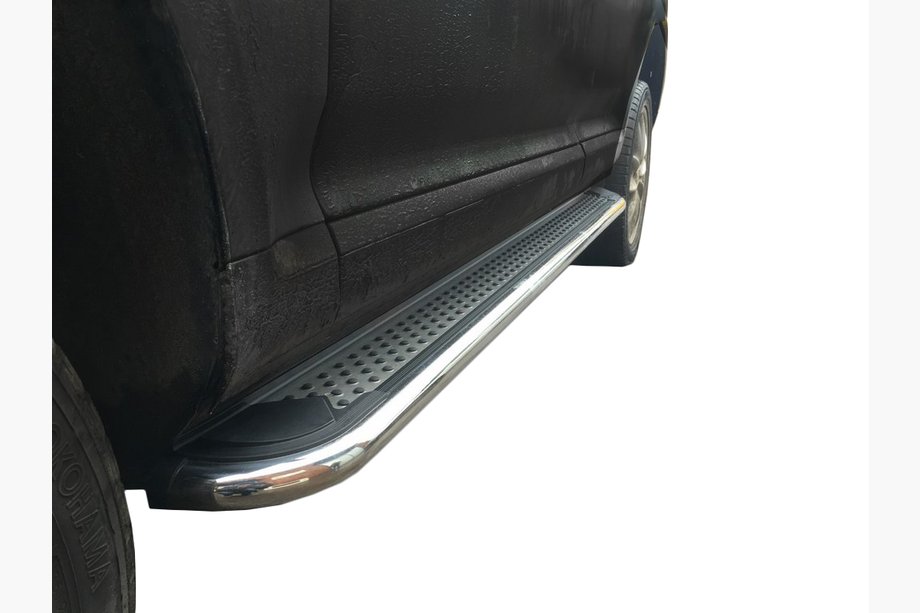 Ford Explorer 2011-2019 Side Steps Maydos V2 (2 pcs, Aluminum & Stainless Steel) Photo 3