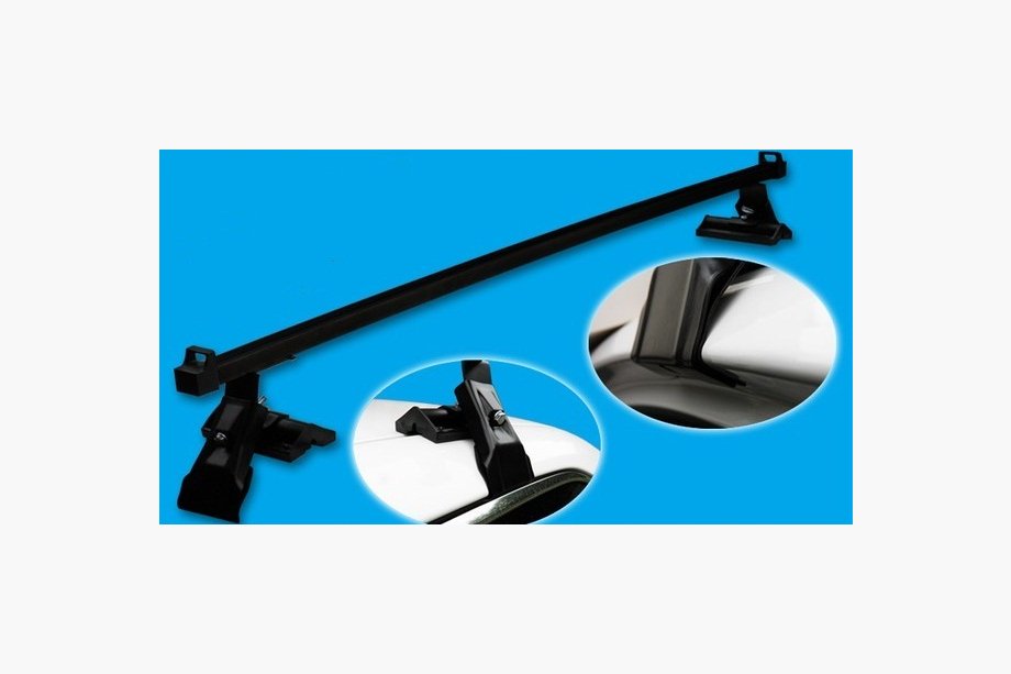 Chevrolet Aveo T250 2005-2011 Roof Rack CAMEL (black, pair) Image