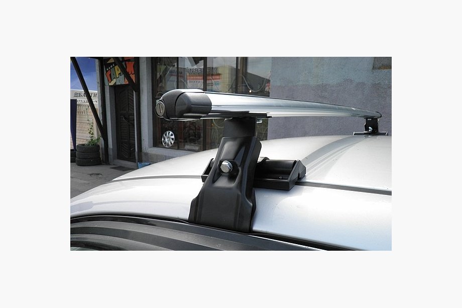 Chevrolet Aveo T250 2005-2011 Roof Rack CAMEL (Chrome, Pair) Image