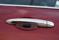 Renault Modus 2005-2012 Chrome Door Handle Covers (4 pcs, Stainless Steel) photo 1