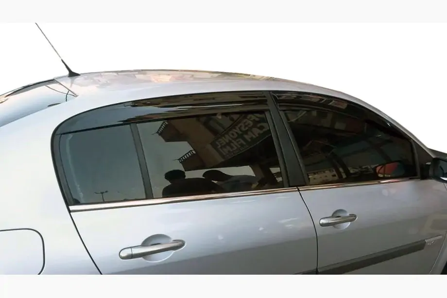 Renault Megane II 2004-2009 Exterior window trim stainless steel (4 pcs) Photo 3